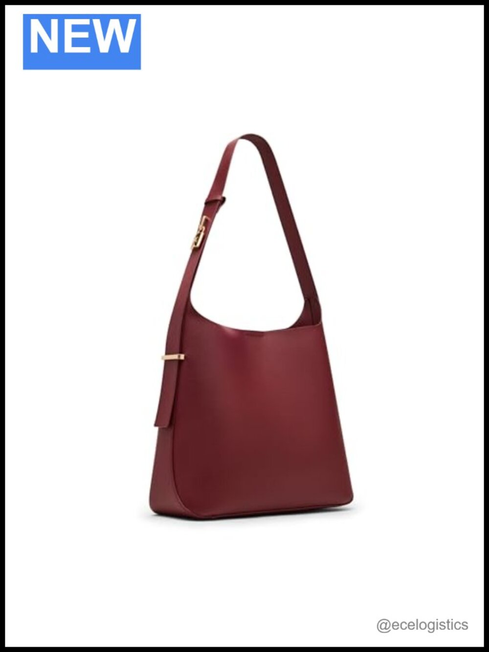 Women's Hobo Tote with Pouch, PVC Handbag - Picture 2 of 5